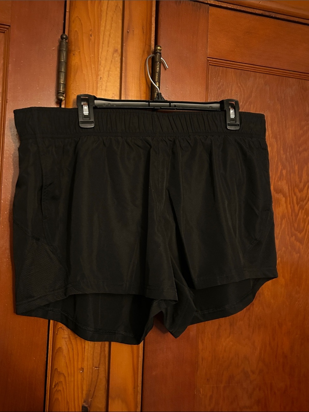 Athletic Works Black Women's Performance Running Shorts